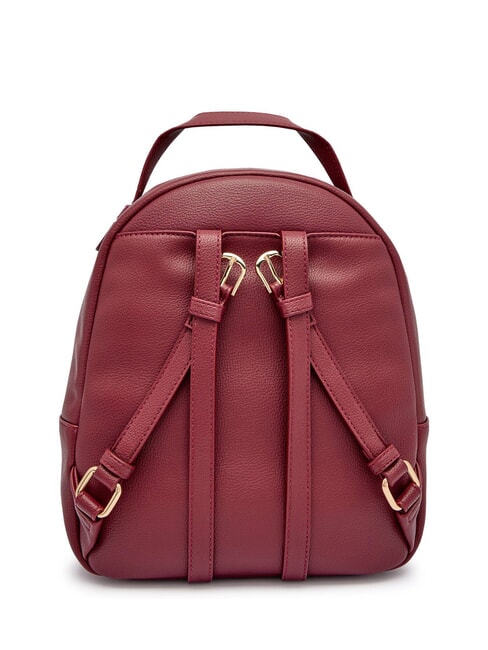 MANHATTAN Mochila mediana con logo en relieve vino tinto - Bolsos Mujer