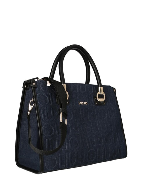 MANHATTAN Bolso mediano de mezclilla vestido azul - Bolsos Mujer