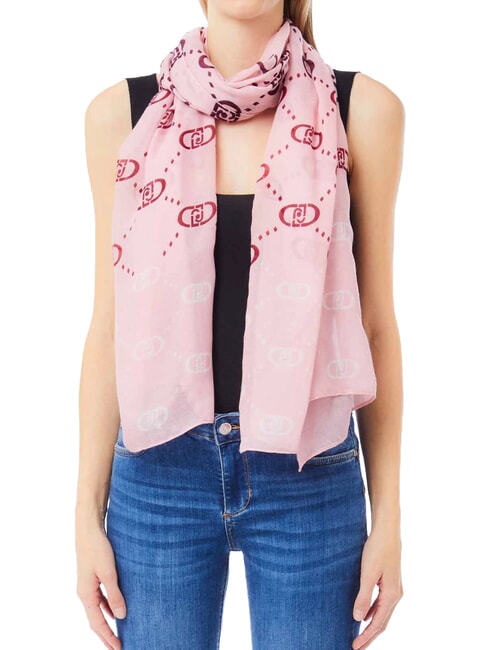 LOGO Bufanda degradada con logotipo integral lila fragante - Bufandas