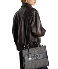 LIUJO RIDHI Bolso grande de espiga NEGRO - Bolsos Mujer - 5