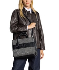 LIUJO RIDHI Bolso grande de espiga NEGRO - Bolsos Mujer - 6
