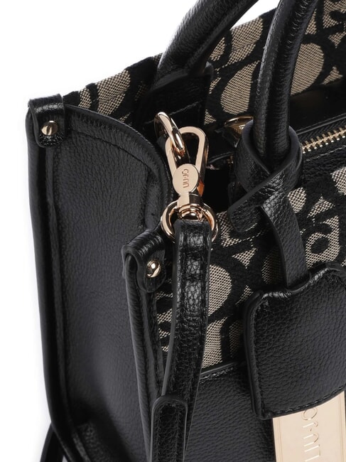 RIDHI Bolso de tela con bandolera NEGRO - Bolsos Mujer