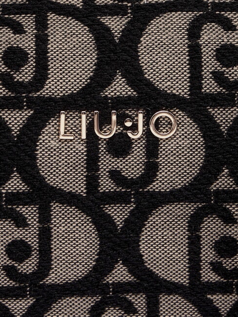 AMELIE Baúl pequeño de tela jacquard tabaco - Bolsos Mujer