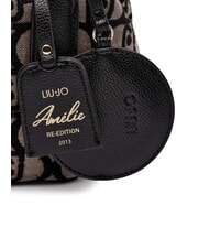 LIUJO AMELIE Baúl pequeño de tela jacquard tabaco - Bolsos Mujer - 6