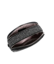 LIUJO RIDHI Mini bolso de hombro en tejido de espiga NEGRO - Bolsos Mujer - 4