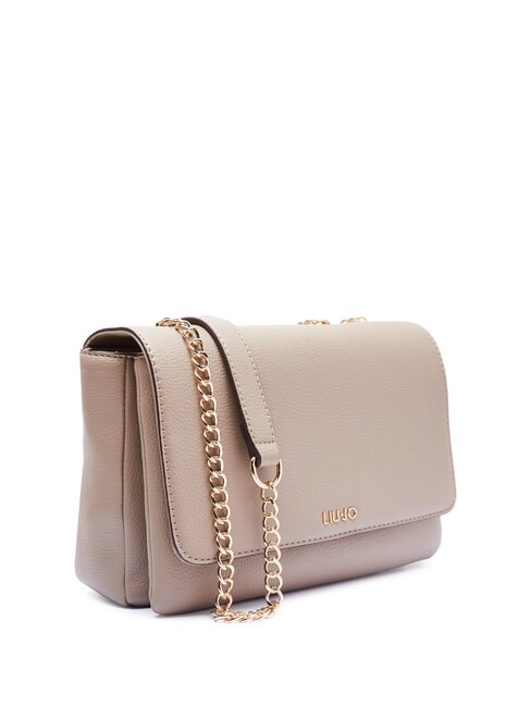 CALIWEN Bolso de hombro convertible con cadena gris topo del desierto - Bolsos Mujer