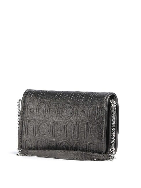 MANHATTAN Bolso convertible con solapa antracita se reunió. - Bolsos Mujer