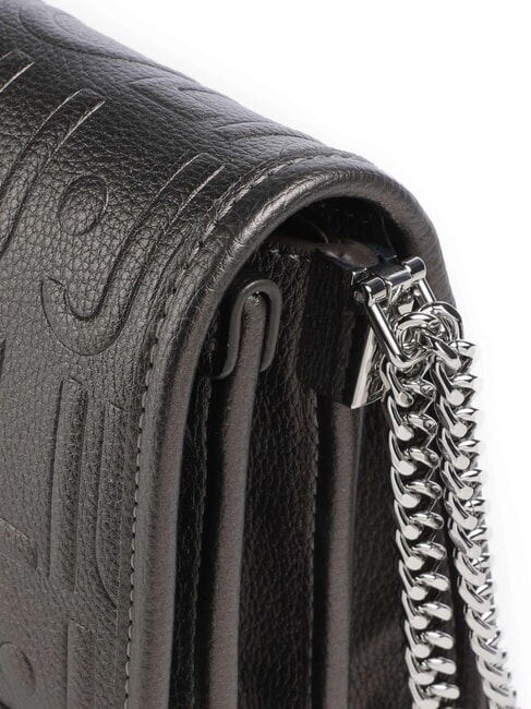 MANHATTAN Bolso convertible con solapa antracita se reunió. - Bolsos Mujer