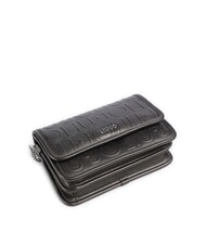 LIUJO MANHATTAN Bolso convertible con solapa antracita se reunió. - Bolsos Mujer - 5