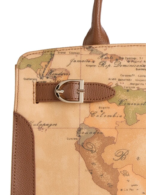 VALLEY GEO Bolso de mano con bandolera castaña - Bolsos Mujer