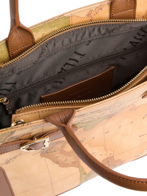 VALLEY GEO Bolso de mano con bandolera castaña - Bolsos Mujer