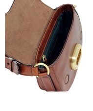 THE BRIDGE ILARIA Mini bolso de hombro de piel BROWN - Bolsos Mujer - 3