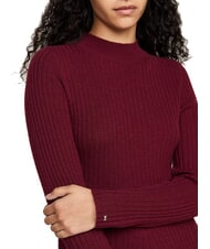 TOMMY HILFIGER TH  Vestido de lana rojo intenso - Ropa de mujer - 3