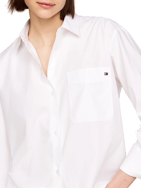 TH  Camisa de algodón de manga larga blanco óptico - Camisas