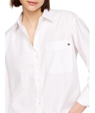 TOMMY HILFIGER TH  Camisa de algodón de manga larga blanco óptico - Camisas - 3