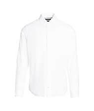 TOMMY HILFIGER TH  Camisa de algodón de manga larga blanco óptico - Camisas de hombre - 4