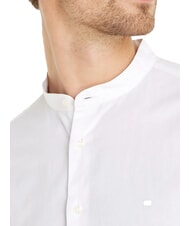 TOMMY HILFIGER TH  Camisa de algod&oacute;n para hombre blanco &oacute;ptico - Camisas de hombre - 3