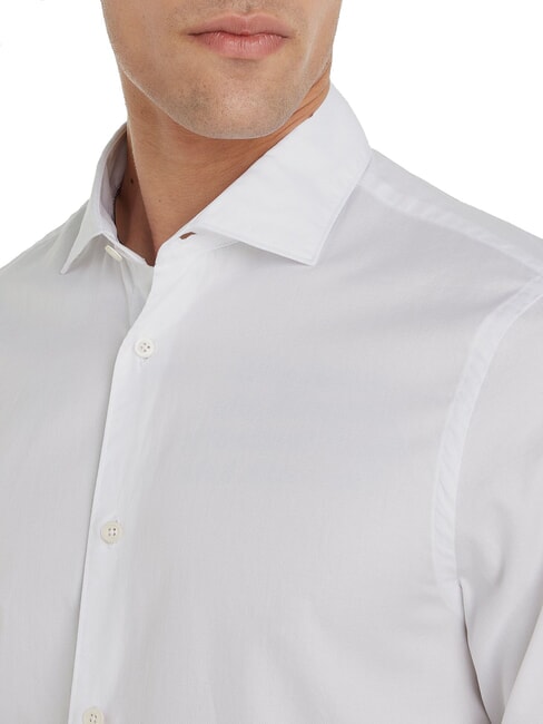 TH  Camisa de algodón, mangas largas blanco óptico - Camisas de hombre