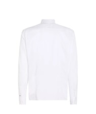 TOMMY HILFIGER TH  Camisa de mezcla de algodón blanco óptico - Camisas de hombre - 4