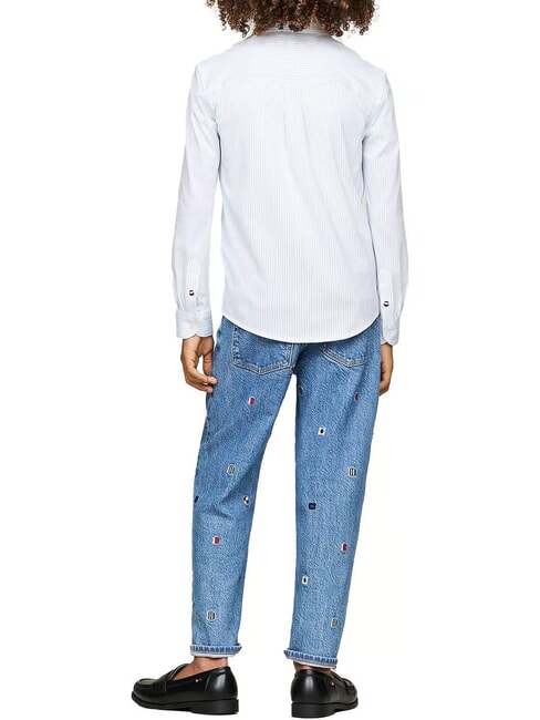 TH KIDS Camisa de algodón azul ventoso - camisas para niños