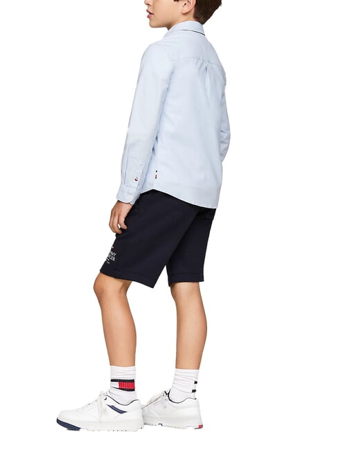 TH KIDS Camisa de manga larga azul ventoso - camisas para niños