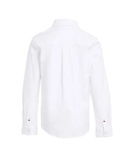 TOMMY HILFIGER TH KIDS New York Camisa de algodón blanco - camisas para niños - 5