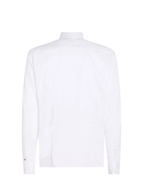 TH  Camisa de mezcla de algodón blanco óptico - Camisas de hombre