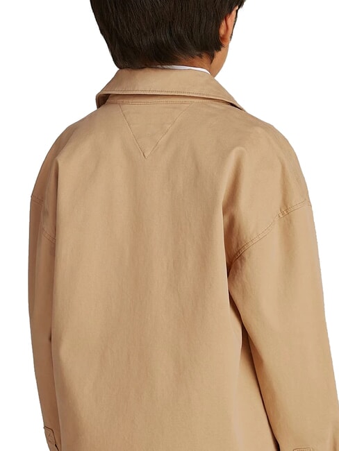 TH KIDS Chaqueta tipo sobrecamisa caqui clásico - camisas para niños