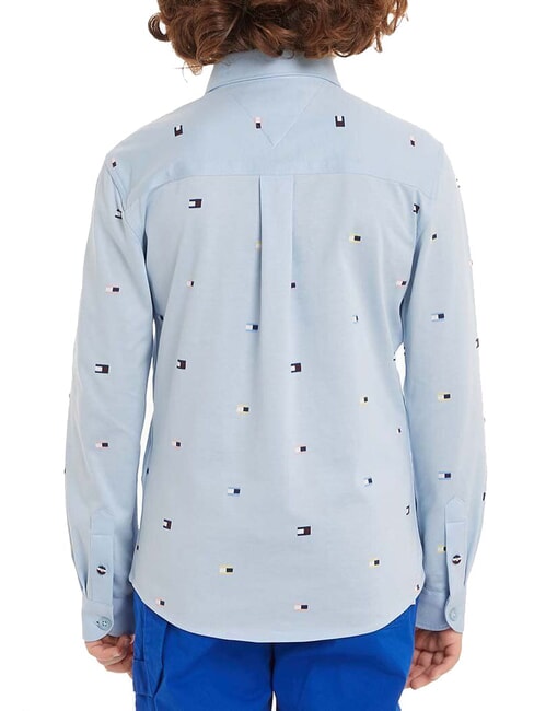 TH KIDS Camisa de algod&oacute;n de manga larga vaso azul - camisas para ni&ntilde;os