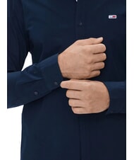 TOMMY HILFIGER TH JEANS Camisa de manga larga Marina de noche oscura - Camisas de hombre - 4