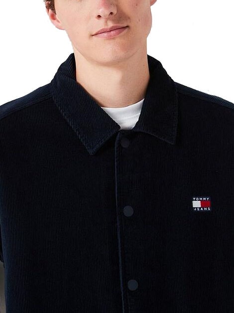 TH JEANS Camisa tipo sobrecamisa Marina de noche oscura - Camisas de hombre