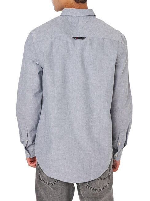 TH JEANS Camisa de algodón Marina de noche oscura - Camisas de hombre