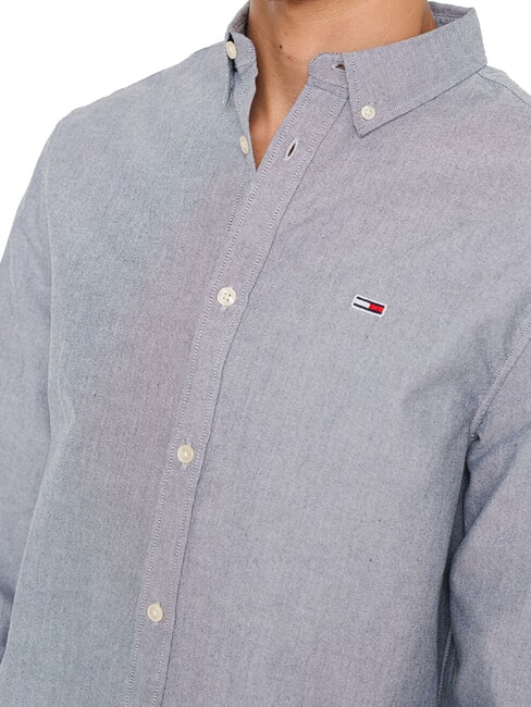 TH JEANS Camisa de algodón Marina de noche oscura - Camisas de hombre