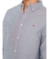 TOMMY HILFIGER TH JEANS Camisa de algodón Marina de noche oscura - Camisas de hombre - 3