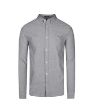 TOMMY HILFIGER TH JEANS Camisa de algodón Marina de noche oscura - Camisas de hombre - 4