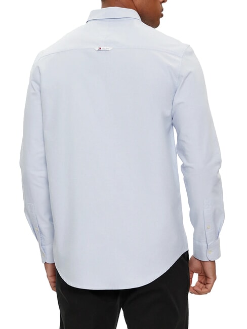 TH JEANS Camisa de algod&oacute;n azul moderado - Camisas de hombre