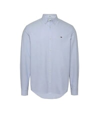 TOMMY HILFIGER TH JEANS Camisa de algod&oacute;n azul moderado - Camisas de hombre - 4