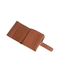 COCCINELLE METALLIC SOFT Cartera mini de piel coñac - Carteras Mujer - 2