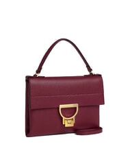 COCCINELLE ARLETTIS Minibolso de piel con textura grosella - Bolsos Mujer - 2