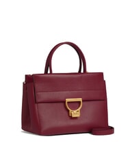 COCCINELLE ARLETTIS Bolso de mano de piel martillada grosella - Bolsos Mujer - 2