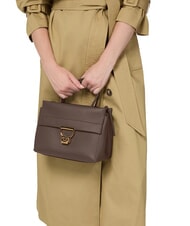 COCCINELLE ARLETTIS Bolso de mano de piel martillada grosella - Bolsos Mujer - 5