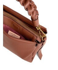 COCCINELLE BOHEME GRANA DOUBLE Bolso de mano, con bandolera, en piel co&ntilde;ac/negro - Bolsos Mujer - 4