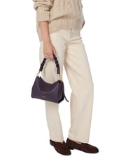 COCCINELLE BOHEME GRANA DOUBLE Bolso de mano, con bandolera, en piel co&ntilde;ac/negro - Bolsos Mujer - 5