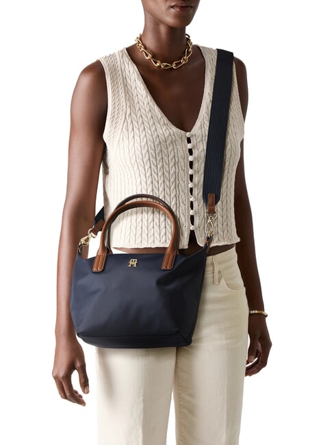 POPETTE Bolso de mano con bandolera azul espacial / negro - Bolsos Mujer