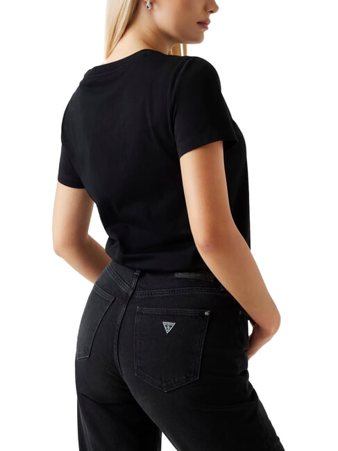 SS CN KRYSTAL TRIANGLE Camiseta de manga corta con tachuelas y pedrer&iacute;a jetbla - camiseta