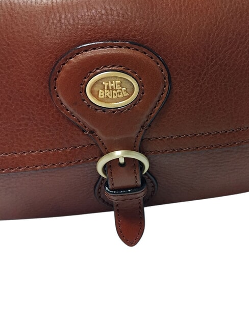 ISADORA Bolso de hombro de piel BROWN - Bolsos Mujer