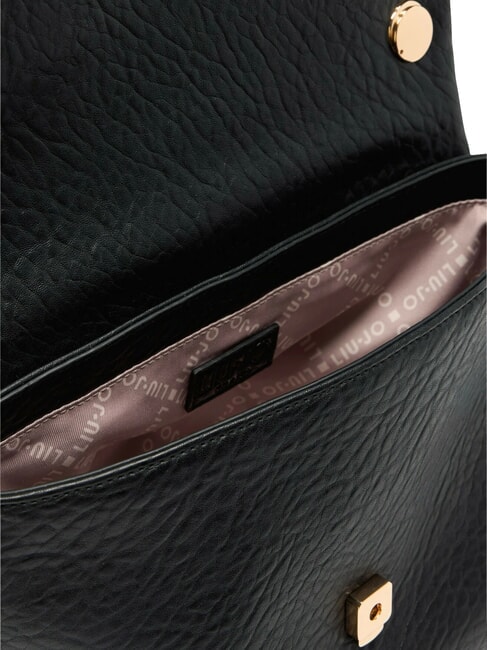 MEHMET Bolso de hombro con cadena bicolor NEGRO - Bolsos Mujer