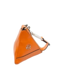 PIQUADRO CAMPIONARIO - MUSE Estuche para llaves/monedero de cuero naranja2 - Llaveros - 2