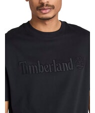 TIMBERLAND EMBROIDERY TONAL Camiseta de algodón NEGRO - camiseta - 3