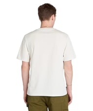 TIMBERLAND EMBROIDERY TONAL Camiseta de algod&oacute;n blanco de la vendimia - camiseta - 2